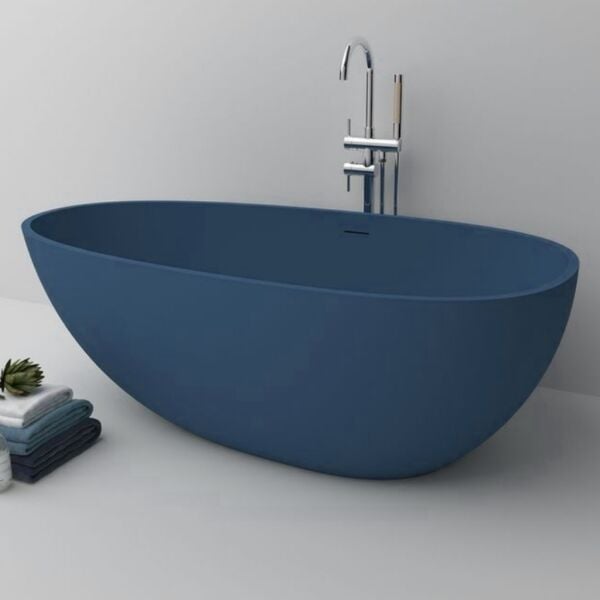 168 x 86 BAĞIMSIZ KÜVET MAVİ