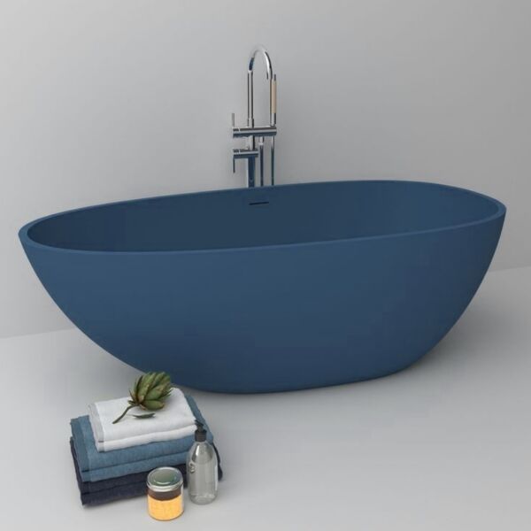 168 x 86 BAĞIMSIZ KÜVET MAVİ