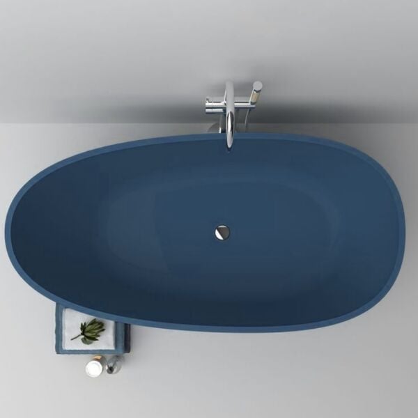 168 x 86 BAĞIMSIZ KÜVET MAVİ