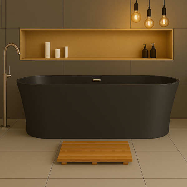 185 x 88 BAĞIMSIZ KÜVET ANTRASİT