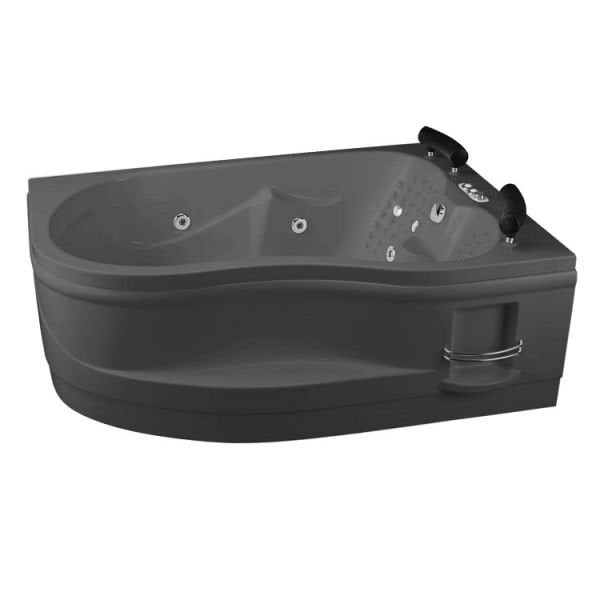 175 X 120 ÇİFT KİŞİLİK JAKUZİ ANTRASİT SAĞ