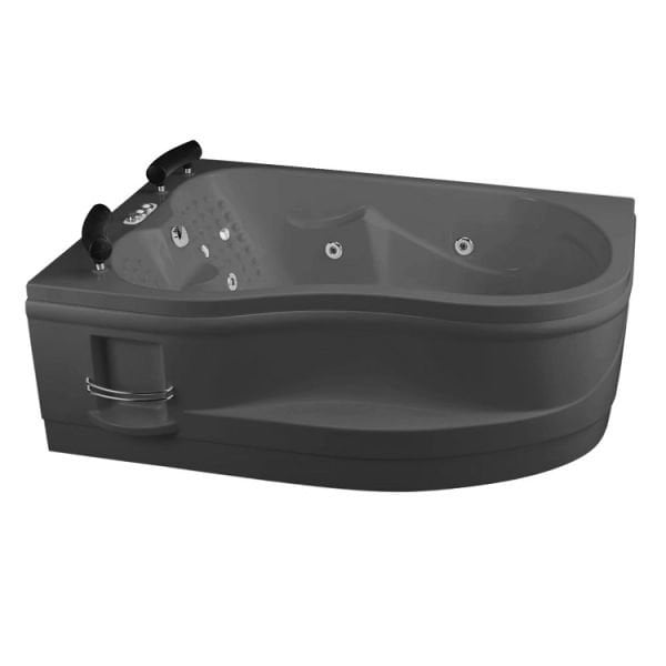 175 X 120 ÇİFT KİŞİLİK JAKUZİ ANTRASİT SOL