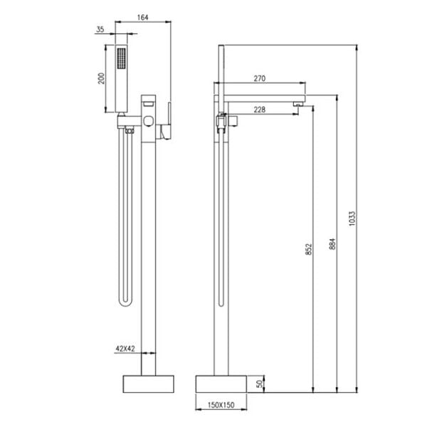 BAĞIMSIZ KÜVET BATARYASI KROM YKB205