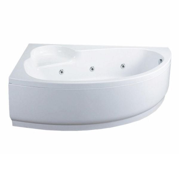 170x100 Jakuzi Asimetrik Oval Köşe Tek Kişilik Sol Myra