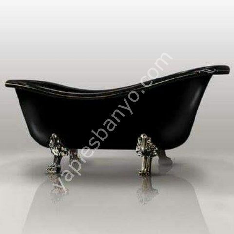 172 x 80 AYAKLI KÜVET SİYAH