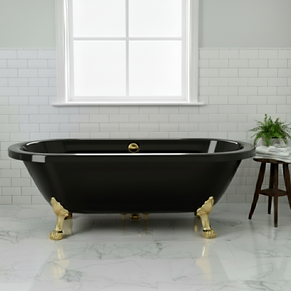 177 x 80 AYAKLI KÜVET SİYAH ALTIN