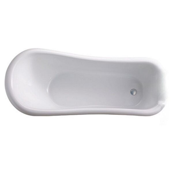 170 x 70 AYAKLI KÜVET KAHVE BEYAZ