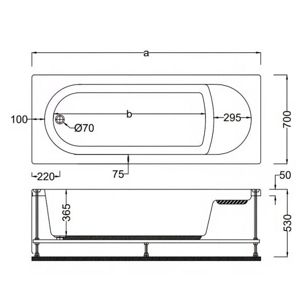 130 X 70 OTURMALI KÜVET LÜX