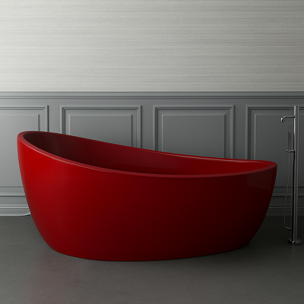 172 x 96 BAĞIMSIZ KÜVET KIRMIZI