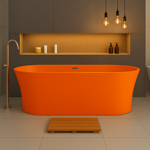 185 x 88 BAĞIMSIZ KÜVET TURUNCU