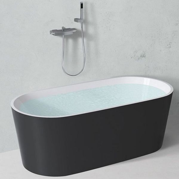 176 x 80 BAĞIMSIZ KÜVET SİYAH BEYAZ