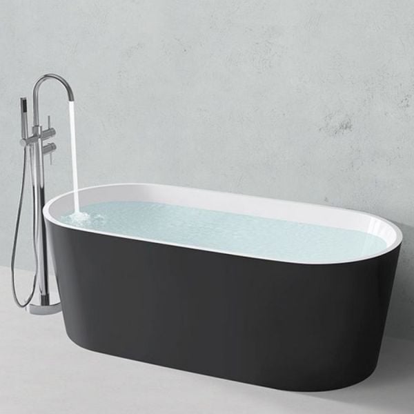 176 x 80 BAĞIMSIZ KÜVET SİYAH BEYAZ