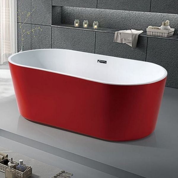 176 x 80 BAĞIMSIZ KÜVET KIRMIZI BEYAZ