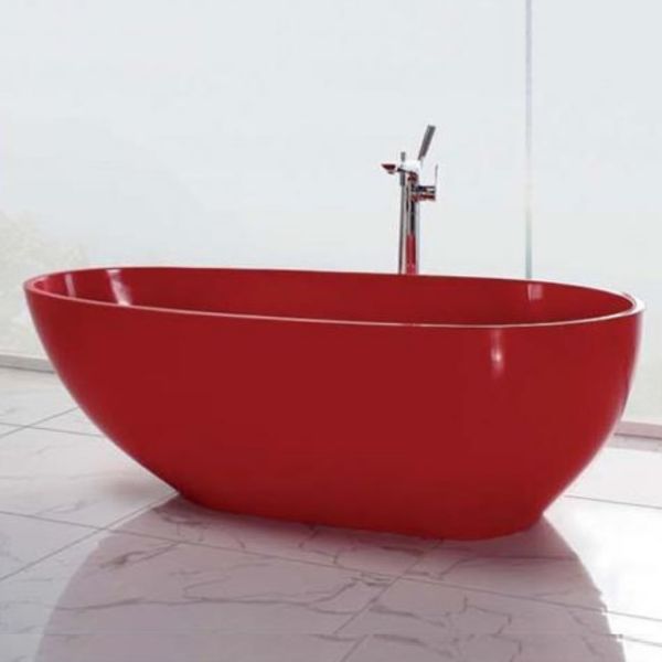 168 x 86 BAĞIMSIZ KÜVET KIRMIZI