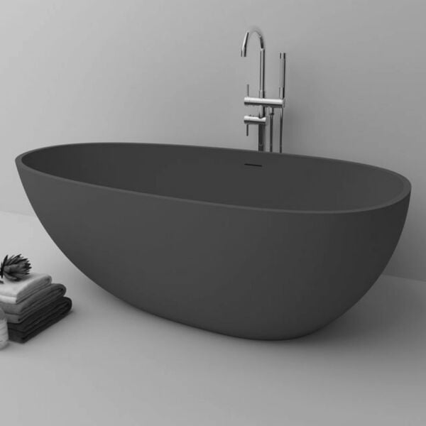 168 x 86 BAĞIMSIZ KÜVET GRİ