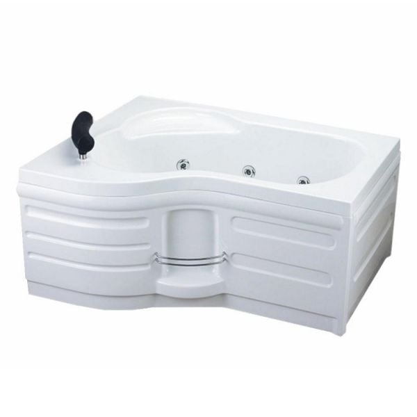 130x100 Jakuzi Asimetrik Oval Köşe Tek Kişilik Sol Nippur