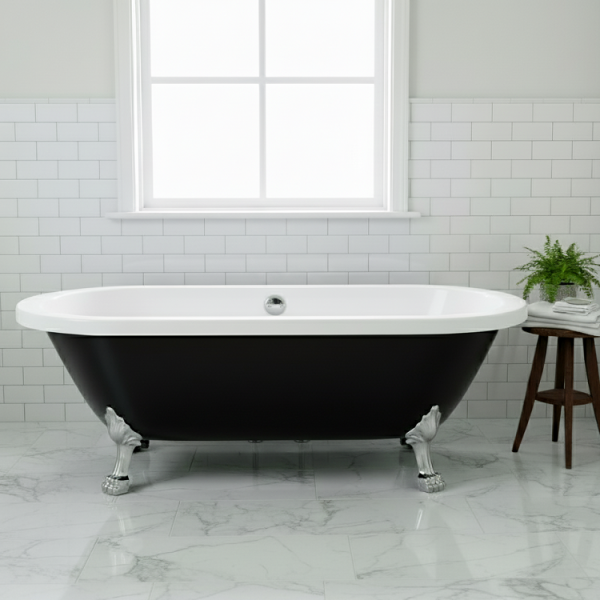 177 X 80 AYAKLI KÜVET SİYAH BEYAZ