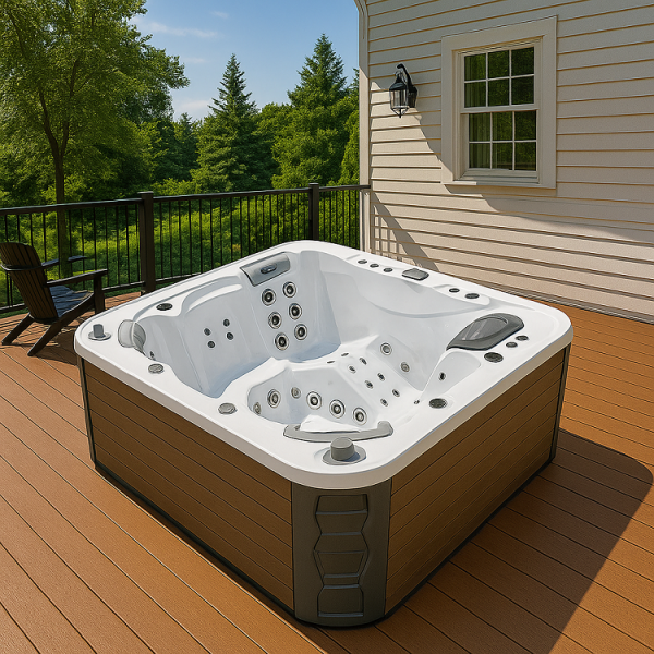 230 x 230 BAHÇE JAKUZİ 6 KİŞİLİK