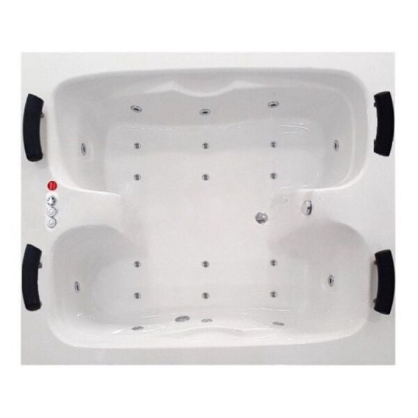 195 x 165 DÖRT KİŞİLİK GRİ PANELLİ JAKUZİ